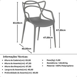 Cadeira de Jantar Allegra - 4