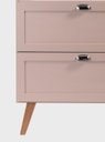 Ver imagem 7 de Gabinete para Banheiro com Tampo e Cuba 80cm Retro MDF Rosa Milano - On Móveis