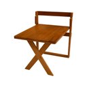 Ver imagem 1 de Mesa Auxiliar de Parede Para Churrasco 1m Madeira Maciça Eucalipto