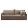 Sofá Cama Retrátil e Reclinável 2,30m com Molas Karina Veludo Cappuccino Rover & Beato - 5