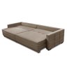 Sofá Cama Retrátil e Reclinável 2,30m com Molas Karina Veludo Cappuccino Rover & Beato - 3
