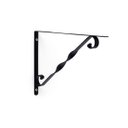Ver imagem 1 de Kit 10X Suporte Decorado Mão Francesa para Prateleira 30 cm Preto
