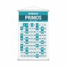 Números Primos de 1 a 100 Banner Escolar Pedagógico Grande - 1