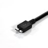 CABO PARA HD EXTERNO USB A 3.0 MACHO PARA MICRO USB B 3.0 (10 PINOS) MACHO 28AWG PURO COBRE 1 METRO  - 3