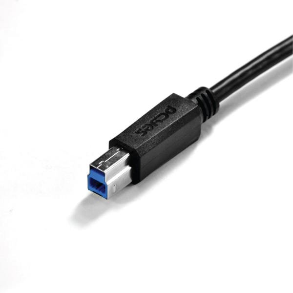 CABO PARA IMPRESSORA E HD EXTERNO USB A 3.0 MACHO PARA USB B 3.0 MACHO 28AWG PURO COBRE 2 METROS - P - 3