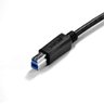 CABO PARA IMPRESSORA E HD EXTERNO USB A 3.0 MACHO PARA USB B 3.0 MACHO 28AWG PURO COBRE 2 METROS - P - 3