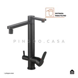 Torneira para Cozinha Gourmet Misturador Monocomando com Saída para Filtro Indaiá Pingoo.casa - - 5