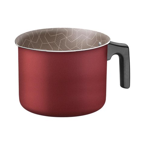 Leiteira Fervedor Caneco Tramontina Antiaderente Starflon Paris Vermelho Canecão Aluminio 14cm 1,9 L