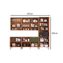 Ver imagem 4 de Kit Cozinha Modulada 7 Peças (2aéreos+2balcões+1paneleiro+2complementos) Cz011 Freijo/off White