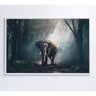 Quadro Elefante 120x80 Cm Vidro Impresso - 2