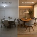 Ver imagem 6 de Cadeira Poltrona Eduarda Giratória em Linho Cinza Base Madeira Maciça Kit 2 Unidades