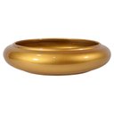 Ver imagem 1 de Vaso Ikebana Baixo Redondo Cerâmica Decor de Plantas Garden - Golden