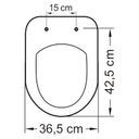 Ver imagem 3 de Assento Sanitário em Resina Termofixa para As Louças Riviera Smart Nexo Tupan