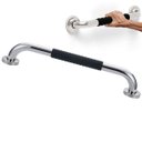 Ver imagem 1 de Barra de Apoio Inox 40cm Suporte Antiderrapante Banheiro Box Casa Escada Criança Idoso Gestante Aces