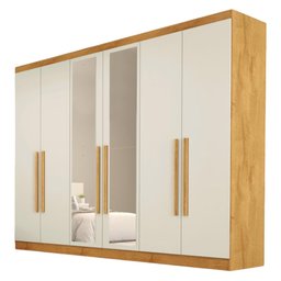 Guarda Roupa Oslo 6 Portas 6 Gavetas com Espelho Mdf - Mademarcs - 2