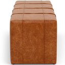 Ver imagem 7 de Puff Decorativo Living Sala de Estar 140 cm Roma W01 Couríssimo Camel - Lyam Lyam Decor