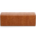 Ver imagem 3 de Puff Decorativo Living Sala de Estar 140 cm Roma W01 Couríssimo Camel - Lyam Lyam Decor