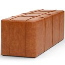 Ver imagem 6 de Puff Decorativo Living Sala de Estar 140 cm Roma W01 Couríssimo Camel - Lyam Lyam Decor