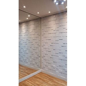 3 Placas Revestimento 3d Decorativo 50x50cm Teto Geométrico