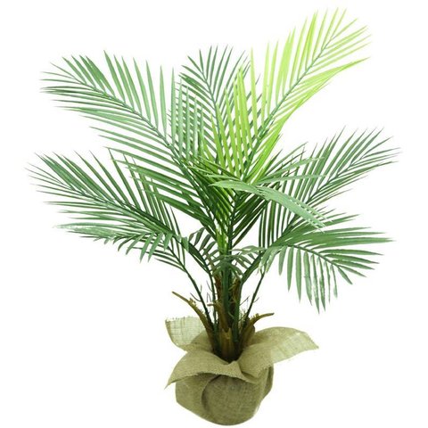 Planta Artificial Folhagem Palmeira Areca Realista Permanente