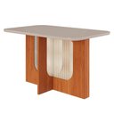 Ver imagem 5 de Conjunto Mesa Louise 1,30 com 4 Cadeiras Paola Wood Cinamomo/off/mad/joli