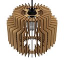 Ver imagem 2 de Luminária Teto tipo Pendente DALLAS MDF - Completa