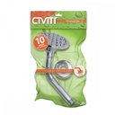 Ver imagem 3 de Ducha Chuveiro redondo abs cromado Luxo Civitt