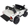 Mini Carro Caminhonete Elétrico Infantil Criança 12v Toyota Hilux Branca Controle Brinqway Bw- - 5