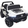 Mini Carro Caminhonete Elétrico Infantil Criança 12v Toyota Hilux Branca Controle Brinqway Bw- - 4