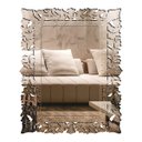 Ver imagem 1 de Espelho Espelho Veneziano Decorativo Provençal 99x130 38125:Dourada