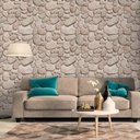 Ver imagem 1 de Papel de Parede Pedra Arredondada Arte Destaque 3 Metros