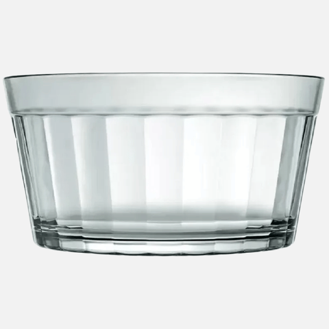 Tigela Americano 600 ml em Vidro Transparente com Tampa Colorida - Kit com 2 Unidades