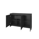 Ver imagem 7 de Buffet Moderno com Gaveta e Portas MDF Preto Madrid