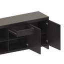 Ver mais imagens de Buffet Moderno com Gaveta e Portas MDF Preto Madrid