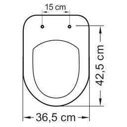Assento Sanitário em Resina Termofixa para As Louças Riviera Smart Soft Close Tupan - 5
