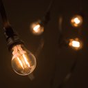 Ver imagem 2 de Kit 2x Lâmpada Filamento Led A60 Retrô Vintage Âmbar Bivolt