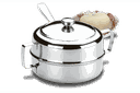 Ver imagem 1 de Açucareiro com Colher Brinox Jornata 300 G Aço Inox