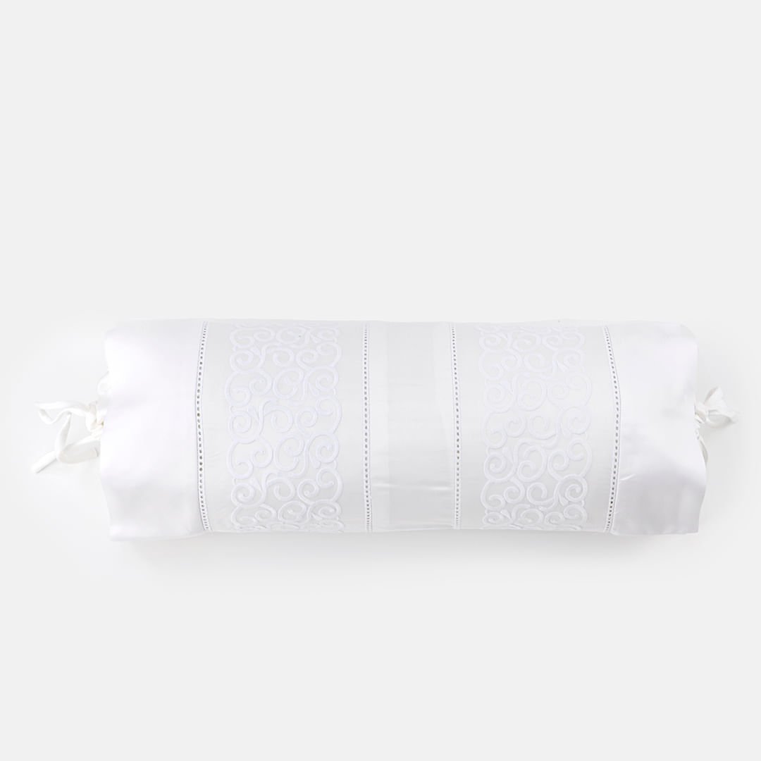 Capa para Rolo de Cama Splendor Branco Blue Gardenia - 1