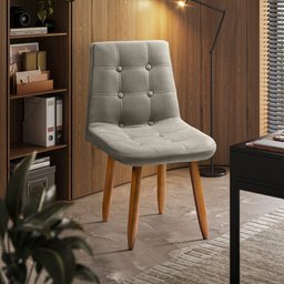 Cadeira Poltrona Jade Sala Estar Penteadeira e Salão Veludo - 1
