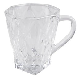 Conjunto 6 Xícaras de Chá com Pires 170ml Transparente Café - 3