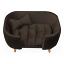 Ver imagem 1 de Cama Pet Poltrona Hannah Luxo - Ssx Multicoisas Divini Decor Marrom