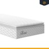 Cama Box Baú com Colchão de Molas Ensacadas Pillow Top Flora + Auxiliar Unique Solteiro 88cm - 6
