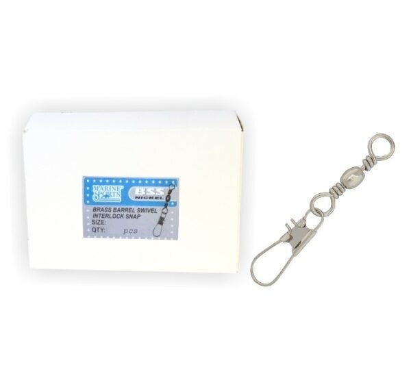 Girador Snap Bbs Nickel Marine Sports Nº5/0 Caixa 50 Peças - 1
