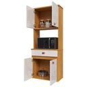 Ver imagem 7 de Kit Cozinha Atenas 9 Portas Armário Aéreo Torre Balcão