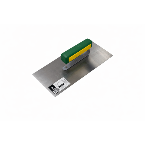 Desempenadeira de Aço Galo Cabo Aberto Inox(Verde e Amarela) (Caixa c/1) - Verde e Amarela
