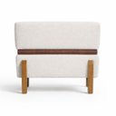 Ver imagem 2 de Puff Recamier Kodama 50 Cm para Sala Quarto Pé de Cama Hall de Entrada Bouclé Premium Luxo