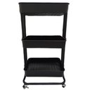 Ver imagem 1 de Carrinho Organizador 3 Andares Prateleira Multiuso Casa Cozinha Banheiro Maquiagem Salao