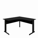 Ver imagem 3 de Mesa de Escritório New City 2 Lugares em L MDP Preto Gebb Work