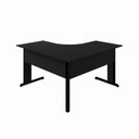 Ver imagem 5 de Mesa de Escritório New City 2 Lugares em L MDP Preto Gebb Work
