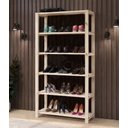 Ver imagem 5 de Sapateira De Madeira Decoração Rustica Linda 35 Pares Oferta
